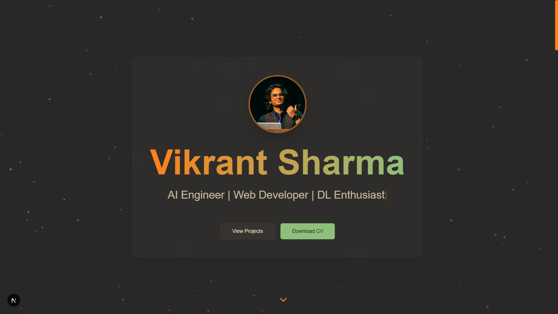 Gruvbox Portfolio Website